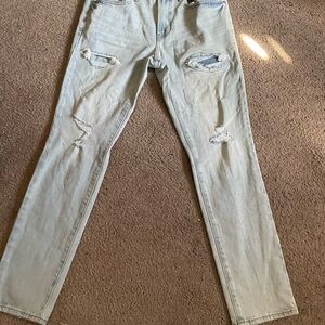PacSun Light Wash Distressed Skinny Jeans